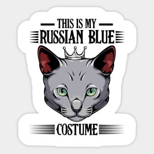 Russian Blue Cat Sticker